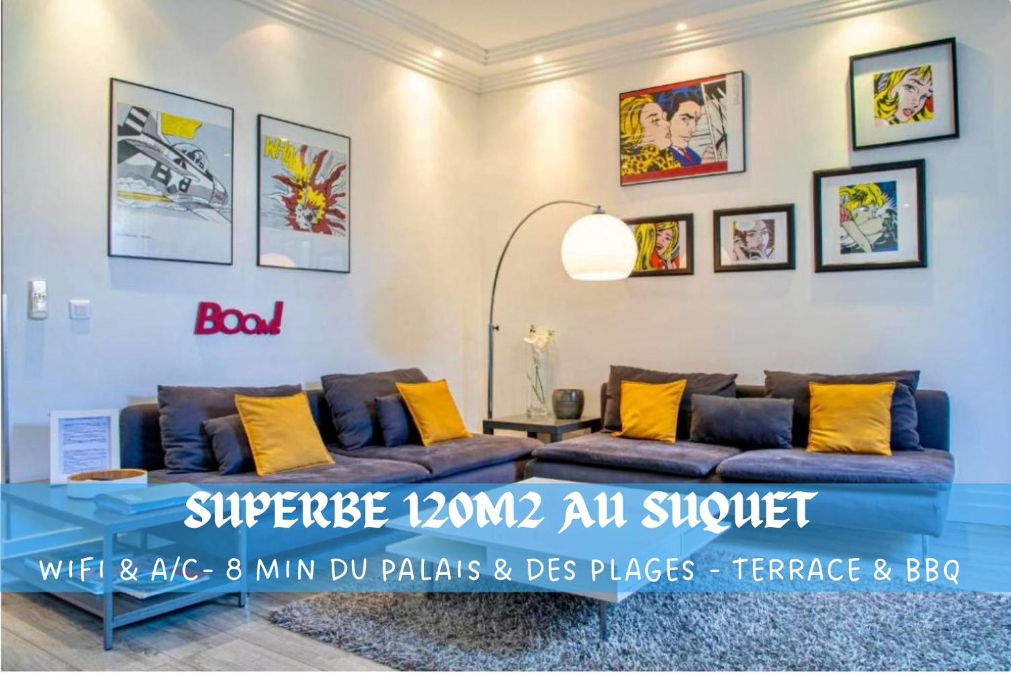 Superbe 120M2 Au Suquet - Property With Style Cannes Exteriör bild
